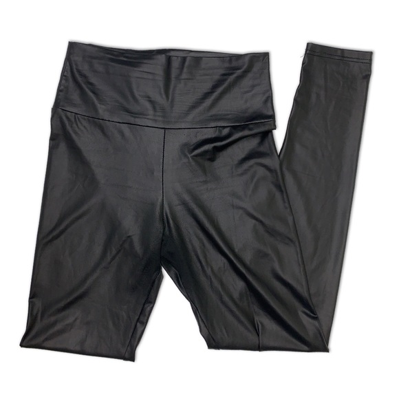 Faux Leather High-rise Leggings - Picture 2 of 13